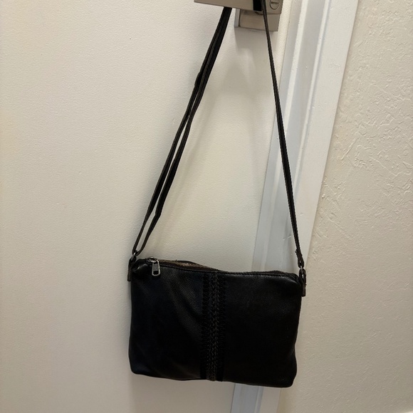 The Sak black shoulder bag with braided detail - as is - Picture 1 of 11